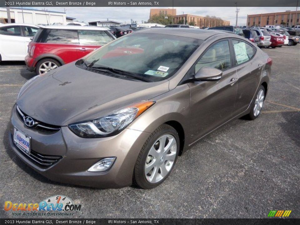 2013 Hyundai Elantra GLS Desert Bronze / Beige Photo #2
