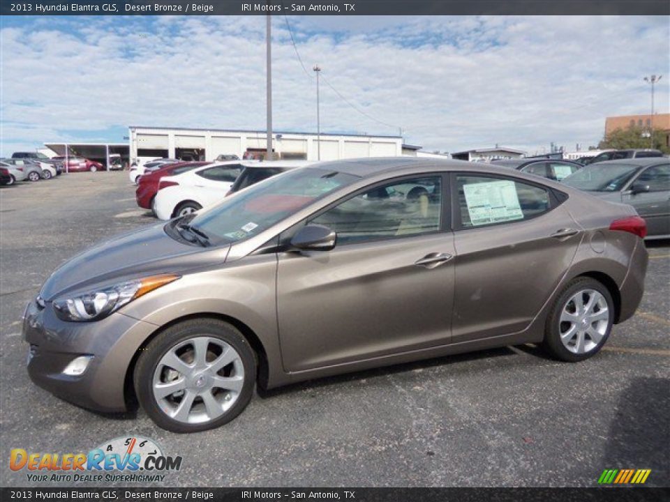 2013 Hyundai Elantra GLS Desert Bronze / Beige Photo #6