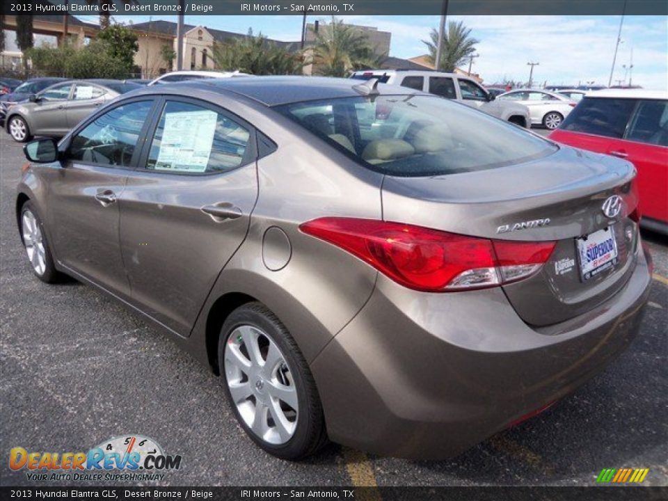 2013 Hyundai Elantra GLS Desert Bronze / Beige Photo #7