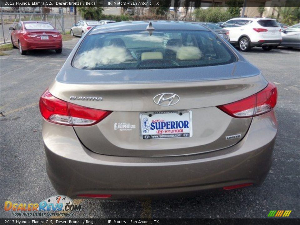 2013 Hyundai Elantra GLS Desert Bronze / Beige Photo #8