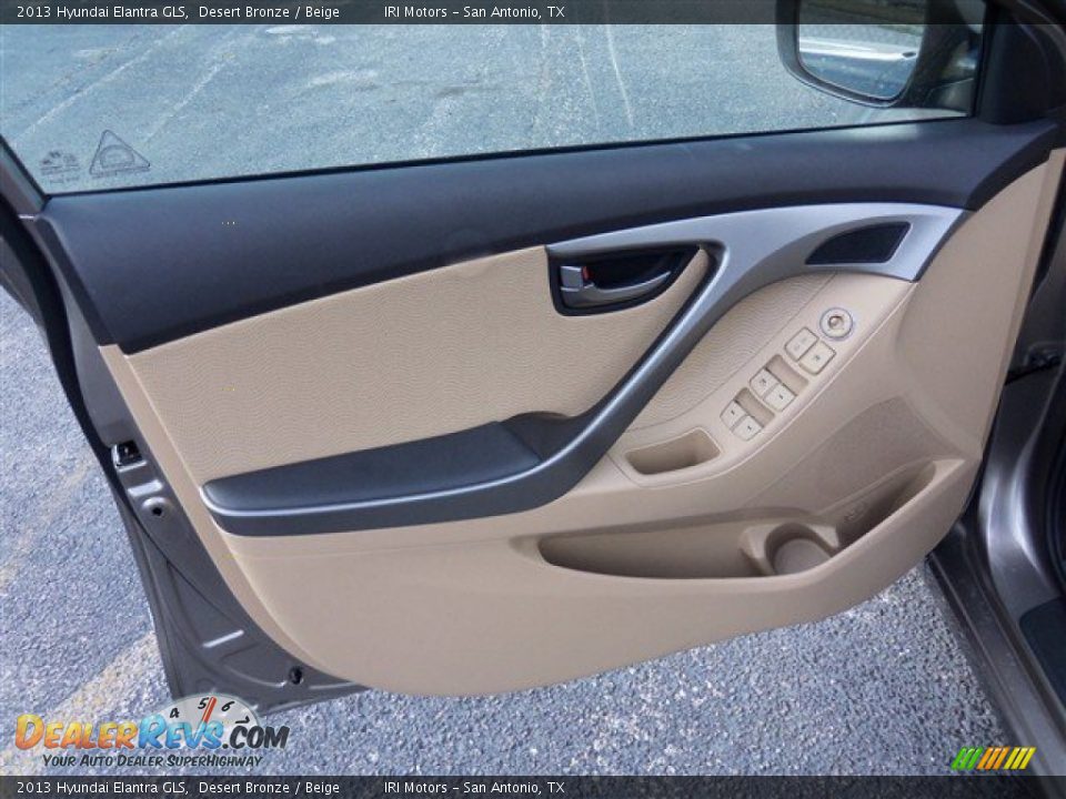 2013 Hyundai Elantra GLS Desert Bronze / Beige Photo #10