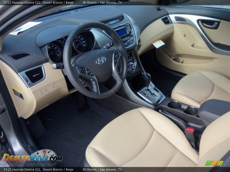 2013 Hyundai Elantra GLS Desert Bronze / Beige Photo #11