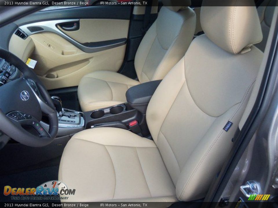 2013 Hyundai Elantra GLS Desert Bronze / Beige Photo #12