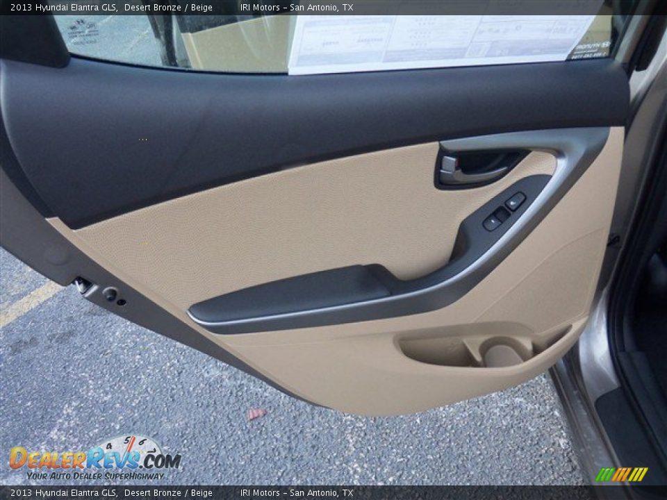 2013 Hyundai Elantra GLS Desert Bronze / Beige Photo #13