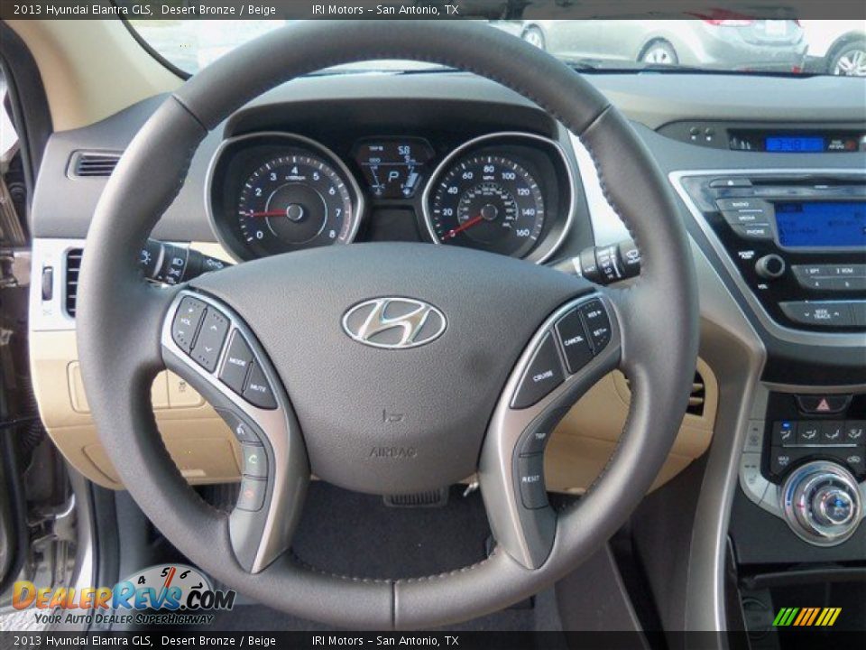 2013 Hyundai Elantra GLS Desert Bronze / Beige Photo #15