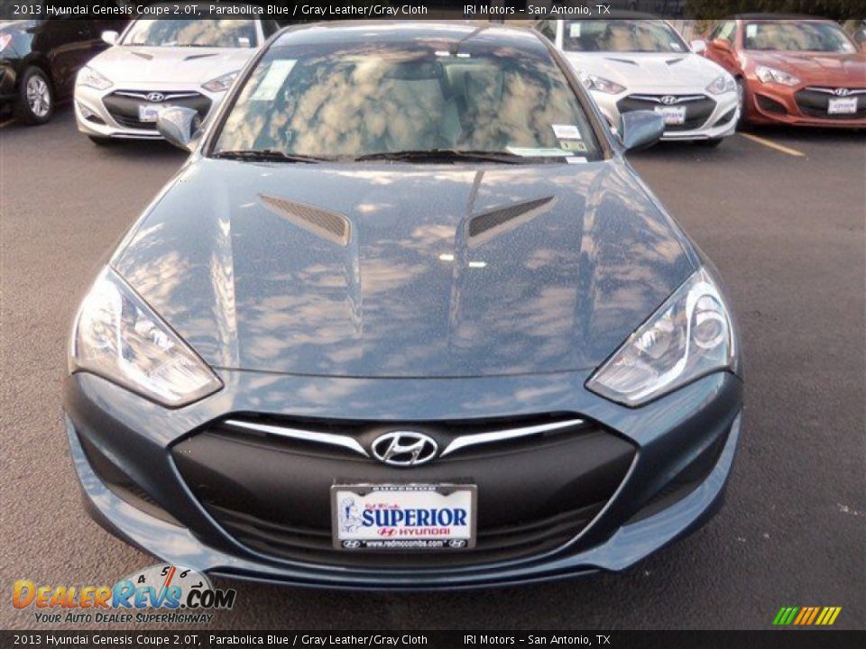 2013 Hyundai Genesis Coupe 2.0T Parabolica Blue / Gray Leather/Gray Cloth Photo #1