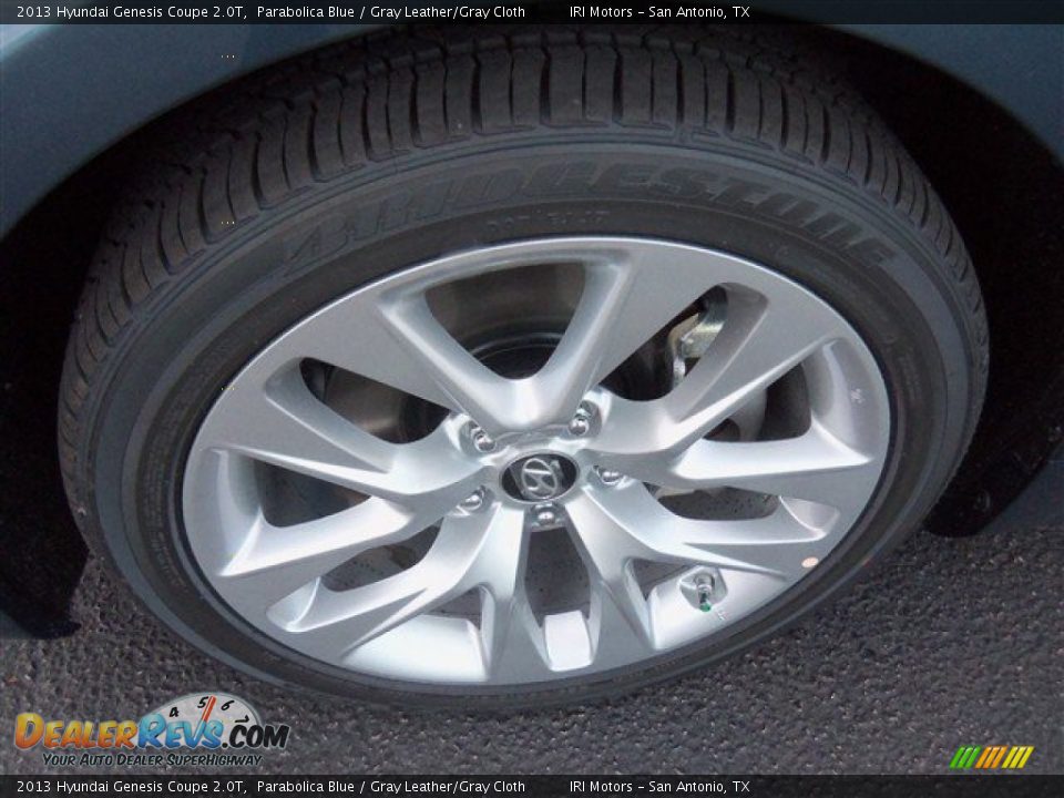 2013 Hyundai Genesis Coupe 2.0T Parabolica Blue / Gray Leather/Gray Cloth Photo #3