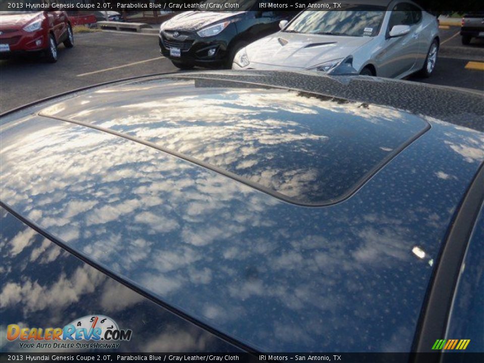 2013 Hyundai Genesis Coupe 2.0T Parabolica Blue / Gray Leather/Gray Cloth Photo #4