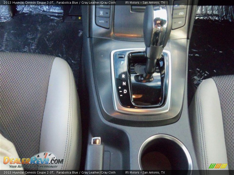 2013 Hyundai Genesis Coupe 2.0T Parabolica Blue / Gray Leather/Gray Cloth Photo #16