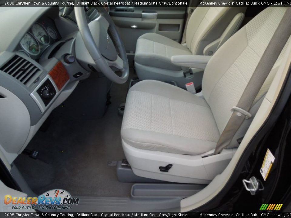 Medium Slate Gray Light Shale Interior 2008 Chrysler Town