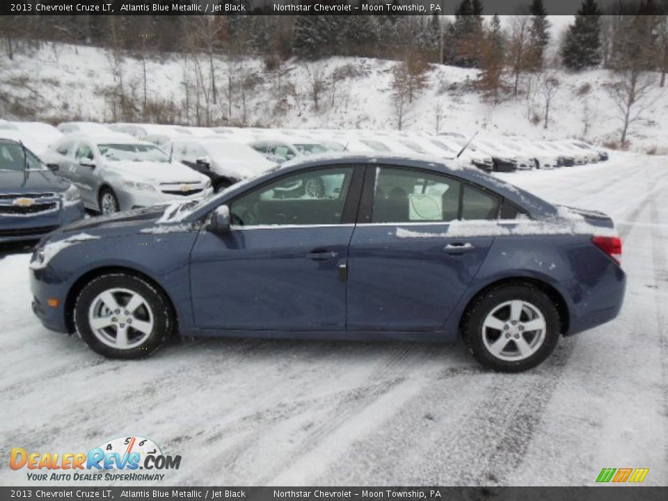 2013 Chevrolet Cruze LT Atlantis Blue Metallic / Jet Black Photo #5