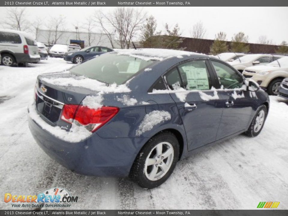 2013 Chevrolet Cruze LT Atlantis Blue Metallic / Jet Black Photo #8