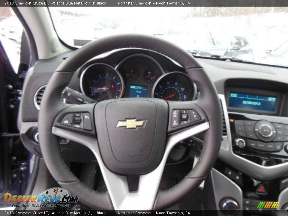 2013 Chevrolet Cruze LT Atlantis Blue Metallic / Jet Black Photo #18