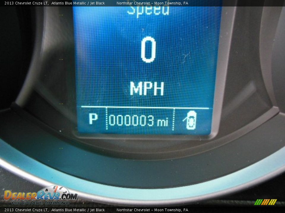 2013 Chevrolet Cruze LT Atlantis Blue Metallic / Jet Black Photo #19
