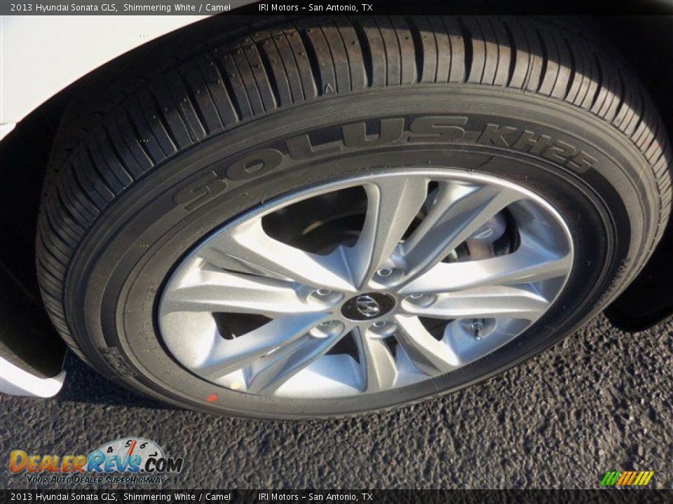 2013 Hyundai Sonata GLS Shimmering White / Camel Photo #3