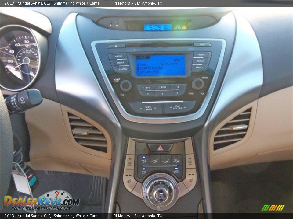 2013 Hyundai Sonata GLS Shimmering White / Camel Photo #5