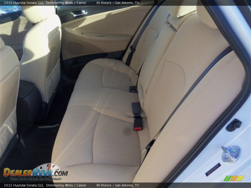 2013 Hyundai Sonata GLS Shimmering White / Camel Photo #12