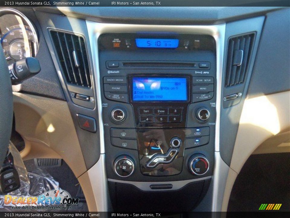 2013 Hyundai Sonata GLS Shimmering White / Camel Photo #14