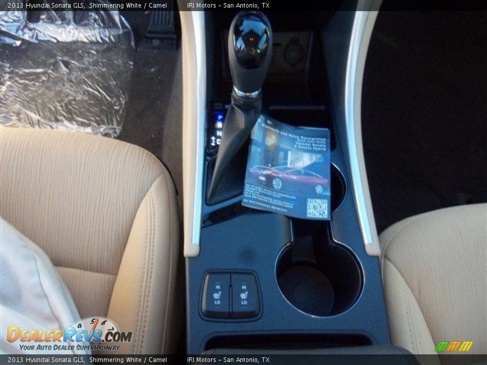 2013 Hyundai Sonata GLS Shimmering White / Camel Photo #15