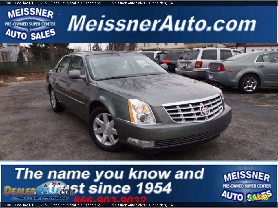 2006 Cadillac DTS Luxury Titanium Metallic / Cashmere Photo #1