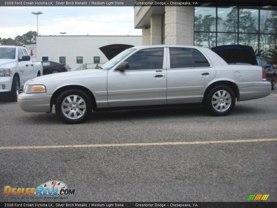 Silver Birch Metallic 2008 Ford Crown Victoria LX Photo #2