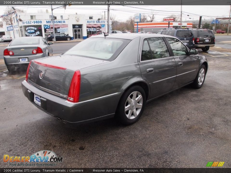 2006 Cadillac DTS Luxury Titanium Metallic / Cashmere Photo #6