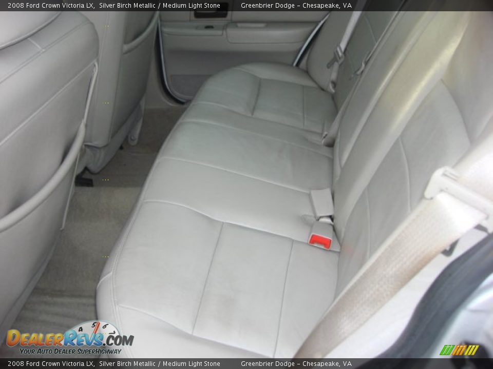 Rear Seat of 2008 Ford Crown Victoria LX Photo #10