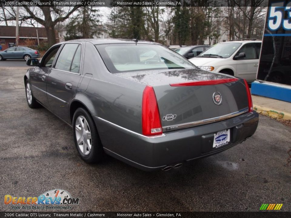 2006 Cadillac DTS Luxury Titanium Metallic / Cashmere Photo #8
