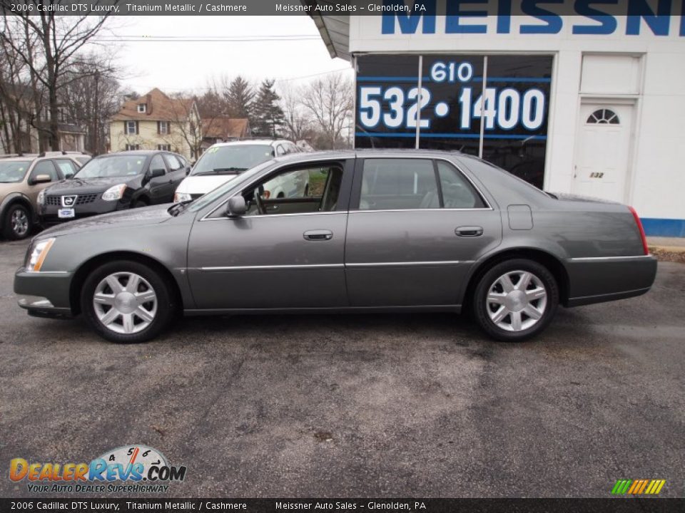 2006 Cadillac DTS Luxury Titanium Metallic / Cashmere Photo #9