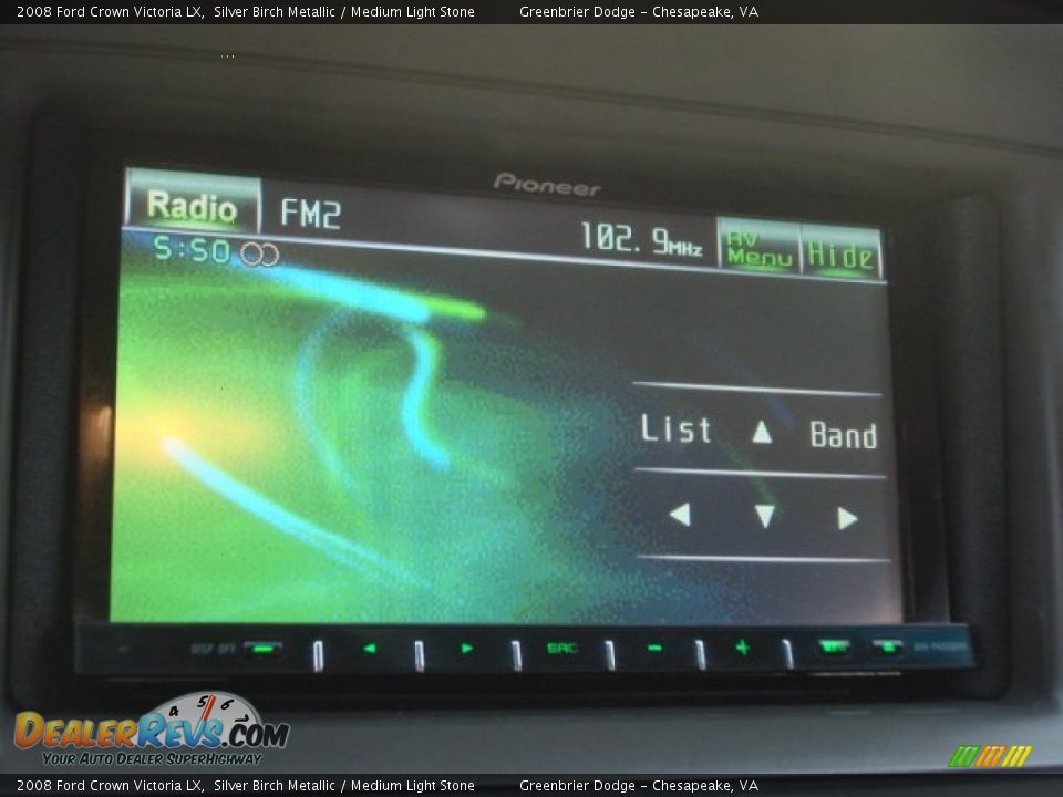 2008 Ford Crown Victoria LX Silver Birch Metallic / Medium Light Stone Photo #16