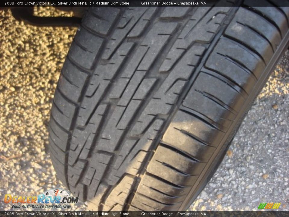 2008 Ford Crown Victoria LX Silver Birch Metallic / Medium Light Stone Photo #24