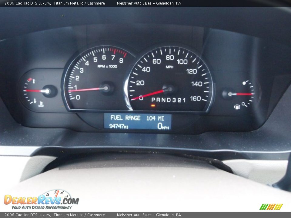 2006 Cadillac DTS Luxury Titanium Metallic / Cashmere Photo #25