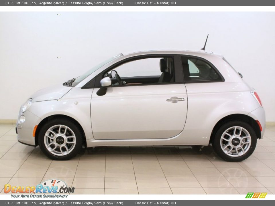 Argento (Silver) 2012 Fiat 500 Pop Photo #11