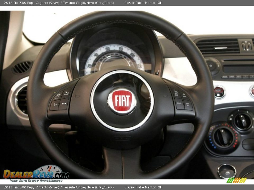 2012 Fiat 500 Pop Steering Wheel Photo #24