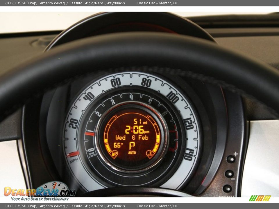 2012 Fiat 500 Pop Gauges Photo #28