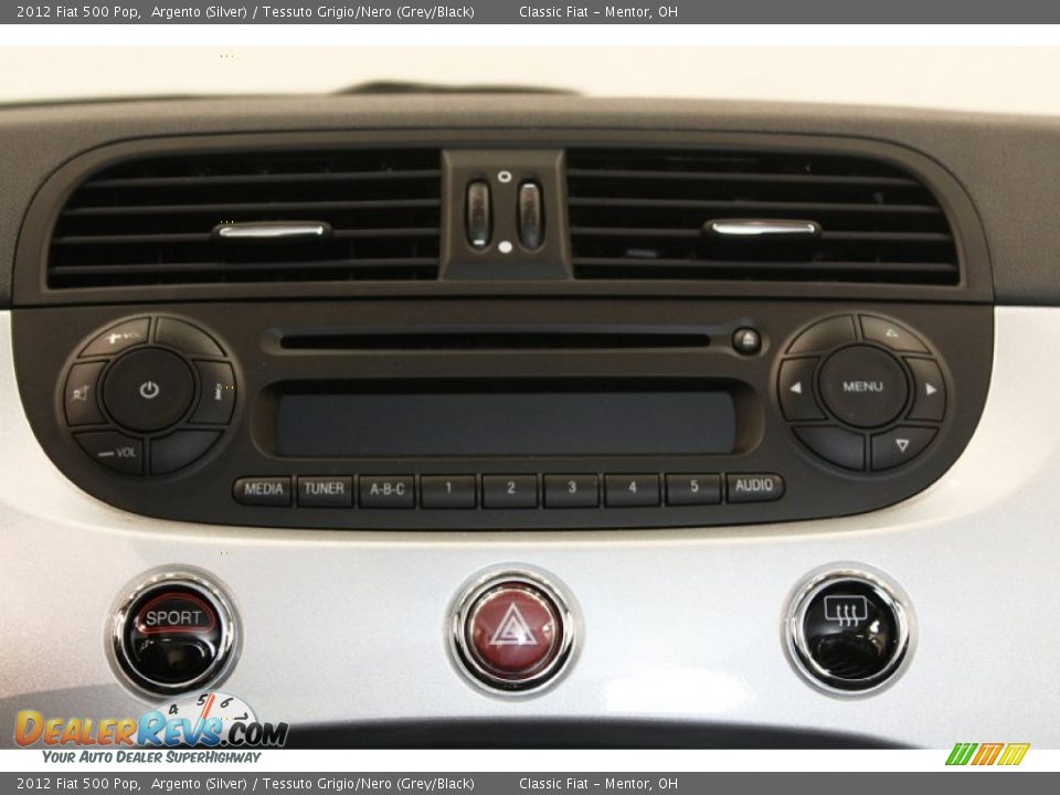Audio System of 2012 Fiat 500 Pop Photo #30
