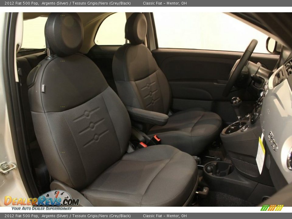 Front Seat of 2012 Fiat 500 Pop Photo #36