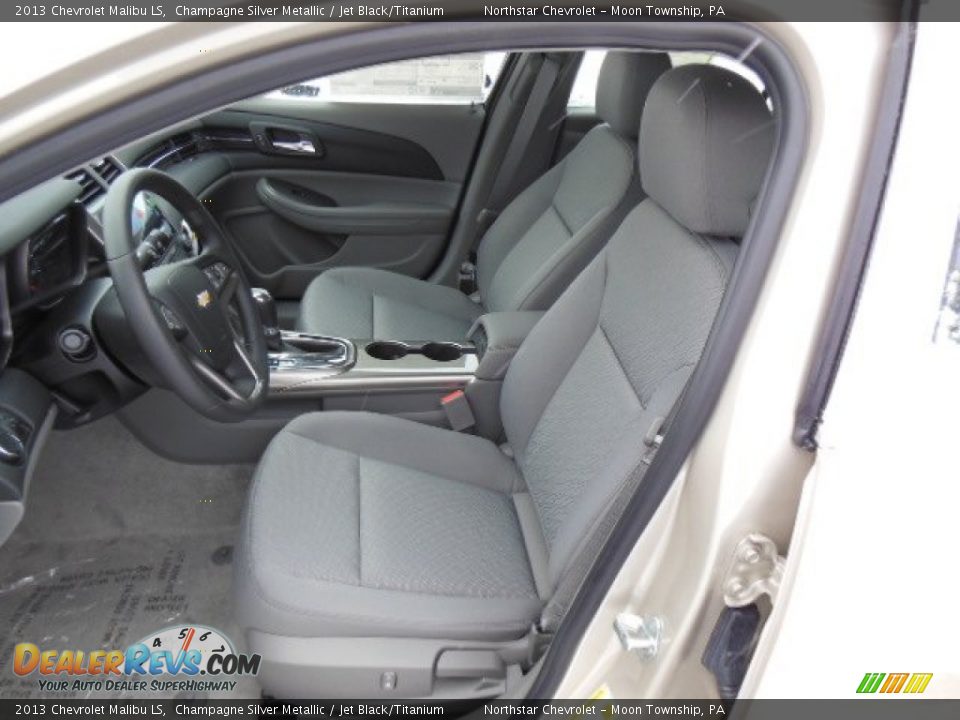 2013 Chevrolet Malibu LS Champagne Silver Metallic / Jet Black/Titanium Photo #11