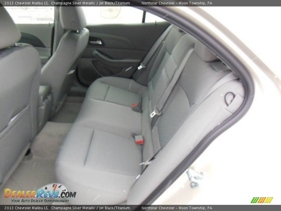 2013 Chevrolet Malibu LS Champagne Silver Metallic / Jet Black/Titanium Photo #13