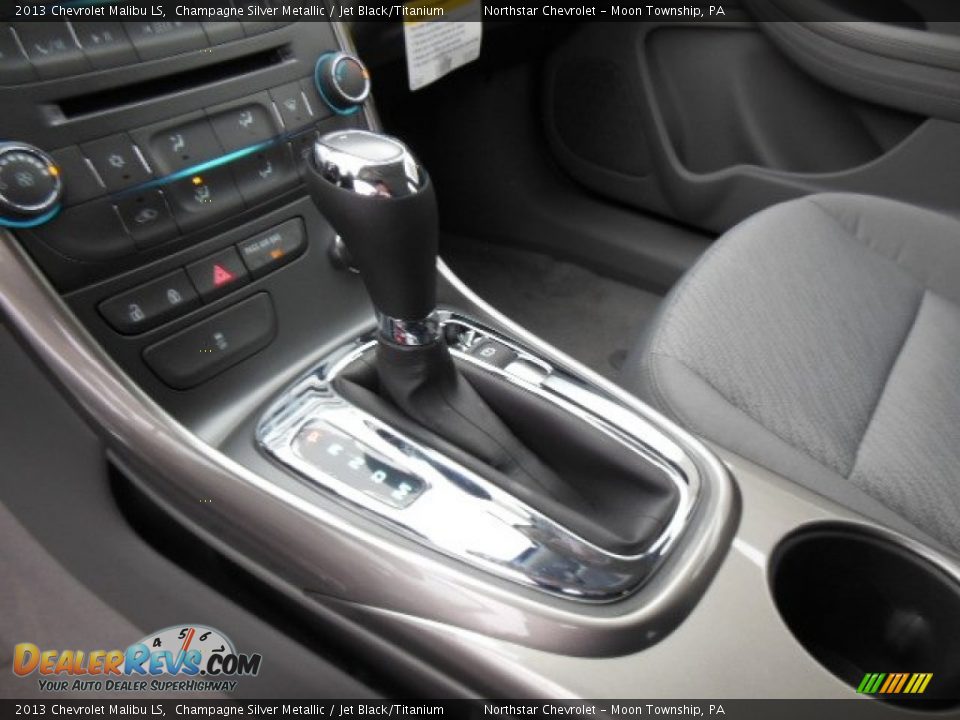 2013 Chevrolet Malibu LS Champagne Silver Metallic / Jet Black/Titanium Photo #17
