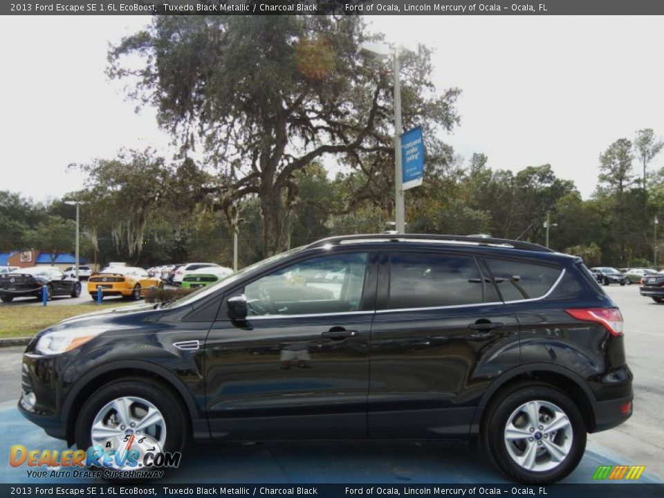 2013 Ford Escape SE 1.6L EcoBoost Tuxedo Black Metallic / Charcoal Black Photo #2