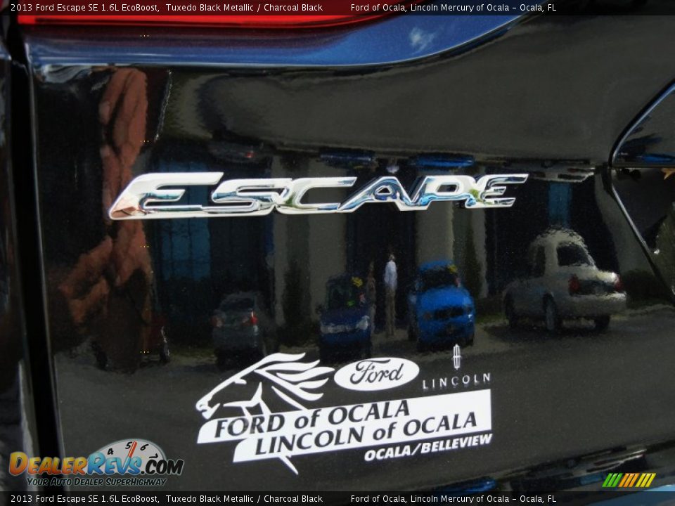 2013 Ford Escape SE 1.6L EcoBoost Tuxedo Black Metallic / Charcoal Black Photo #4