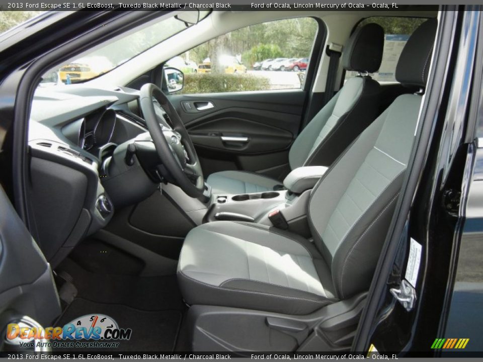 2013 Ford Escape SE 1.6L EcoBoost Tuxedo Black Metallic / Charcoal Black Photo #5