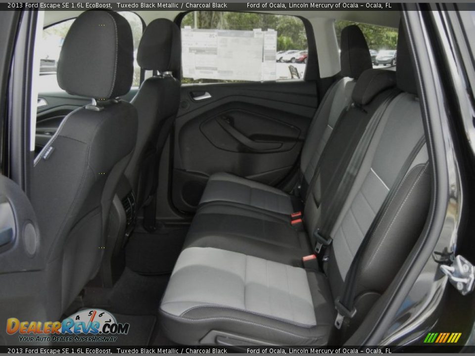 2013 Ford Escape SE 1.6L EcoBoost Tuxedo Black Metallic / Charcoal Black Photo #6