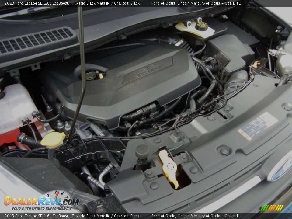 2013 Ford Escape SE 1.6L EcoBoost Tuxedo Black Metallic / Charcoal Black Photo #11
