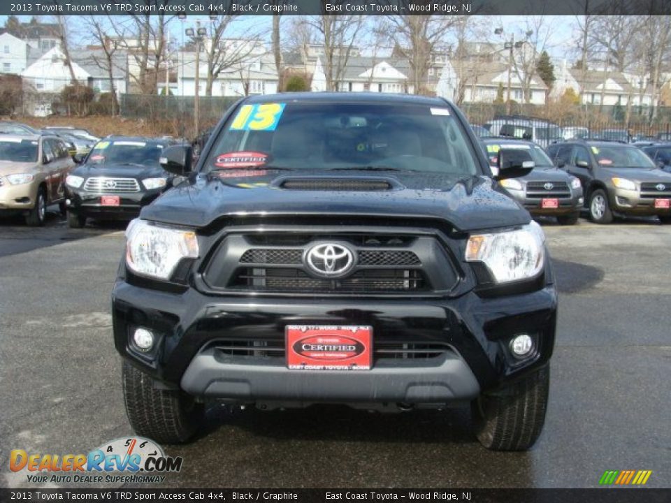 2013 Toyota Tacoma V6 TRD Sport Access Cab 4x4 Black / Graphite Photo #2