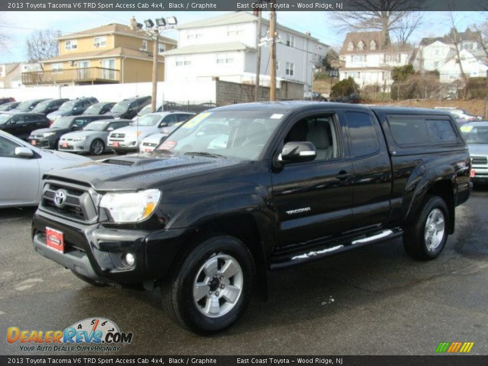 2013 Toyota Tacoma V6 TRD Sport Access Cab 4x4 Black / Graphite Photo #3