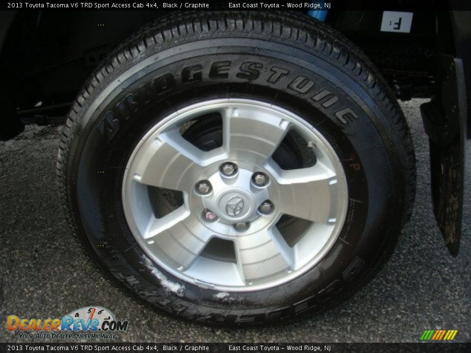 2013 Toyota Tacoma V6 TRD Sport Access Cab 4x4 Black / Graphite Photo #14