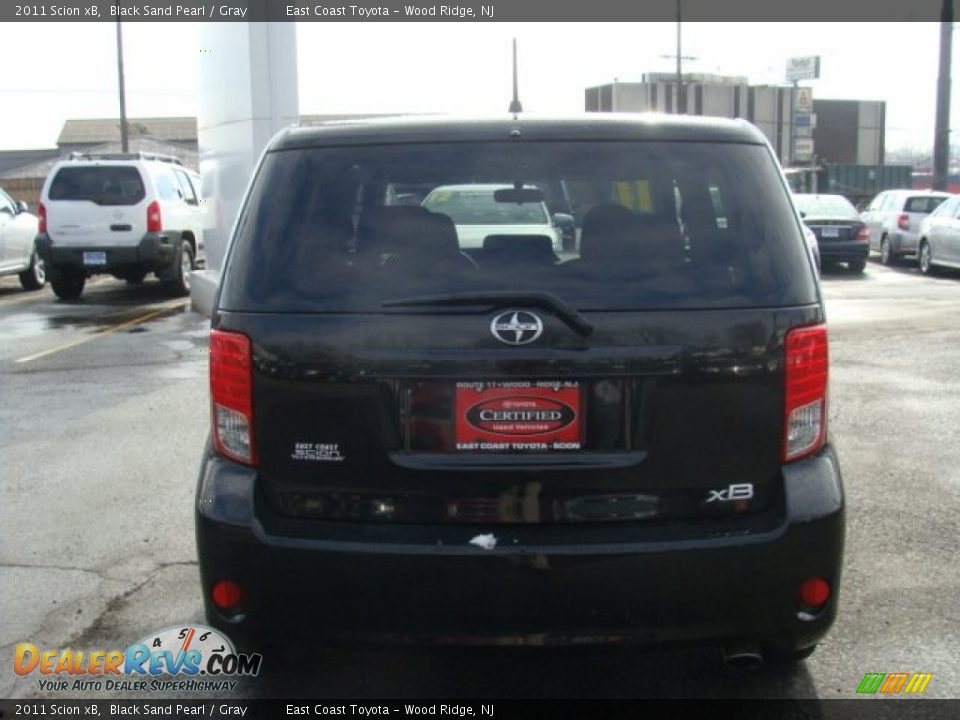 2011 Scion xB Black Sand Pearl / Gray Photo #5