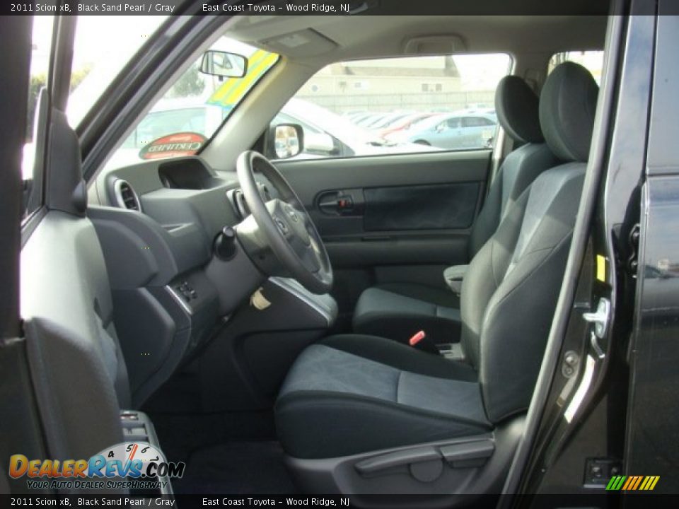 2011 Scion xB Black Sand Pearl / Gray Photo #7